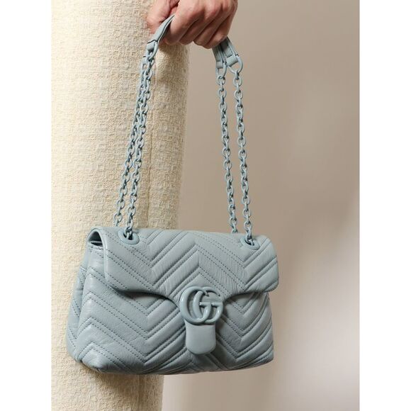 Gucci Women Gg Marmont Quilted Leather Shoulder Bag - Picture 2 of 5